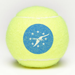 Patriotischer Tennisball mit Flagge von Corpus Chr Tennisbälle