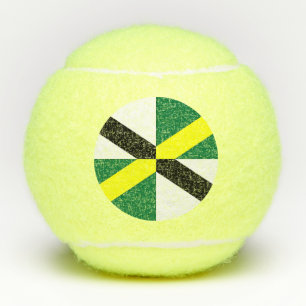 Patriotischer Tennisball mit Flagge von Monterey, Tennisbälle