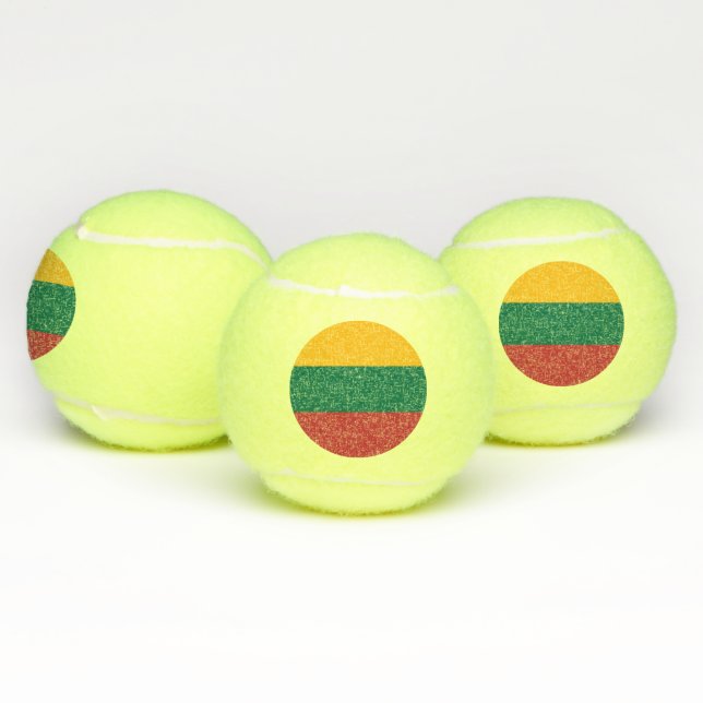 Patriotischer Tennisball mit litauischer Flagge Tennisbälle (Multi)