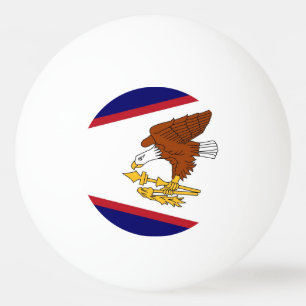 Patriotischer Tischtennisball mit amerikanischer S
