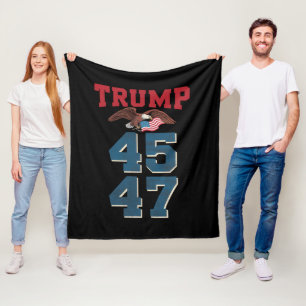 Patriotischer Trump gewann 45 und 47 Sieg Sieger T Fleecedecke