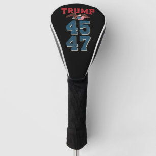 Patriotischer Trump gewann 45 und 47 Sieg Sieger T Golf Headcover