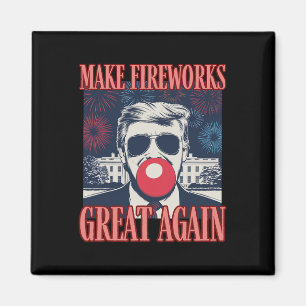 Patriotischer Trump macht Feuerwerk wieder groß am Magnet