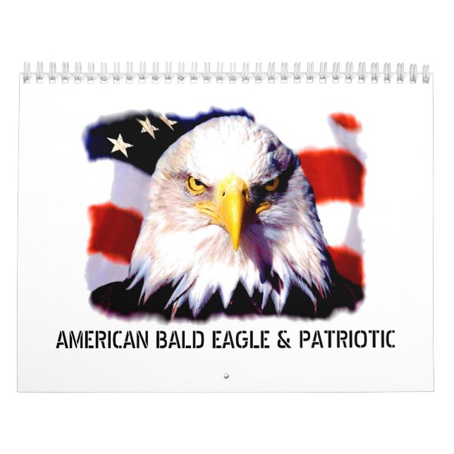Patriotischer u. Eagle-Wandkalender Kalender (Titelbild)