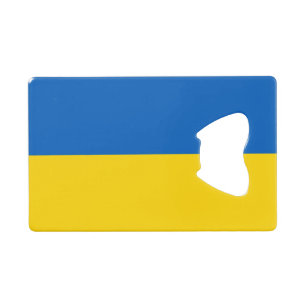 Patriotischer Ukraine-Flagge-Schlüsselanhänger Geldbeutel Flaschenöffner