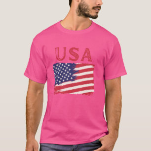 Patriotischer Unabhängigkeitstag der USA, 4. Juli T-Shirt