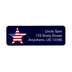 Patriotischer US-Flaggenstar