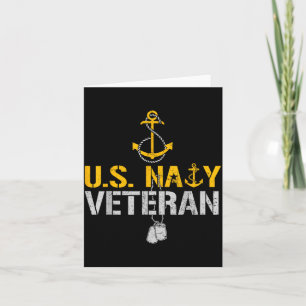Patriotischer US-Marineveteran seit 1775 Anker sto Karte