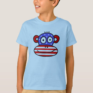 Patriotischer USA-Affe T-Shirt
