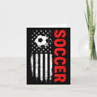 Patriotischer USA-Fußball bedruckt mit der amerika