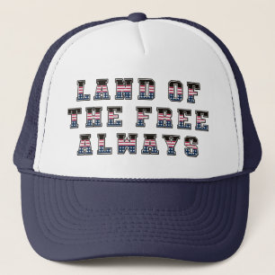 Patriotischer USA-Hut Freiheit Land der Freien Truckerkappe