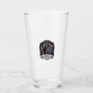 Patriotischer Vampir Freiheitslord Horror Monster  Glas
