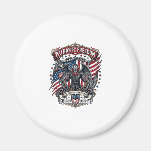 Patriotischer Vampir Freiheitslord Horror Monster  Magnet