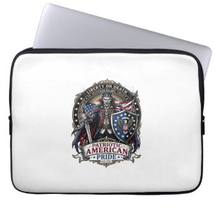 Patriotischer Vampir Liberty Lord Horror Monster P Laptopschutzhülle
