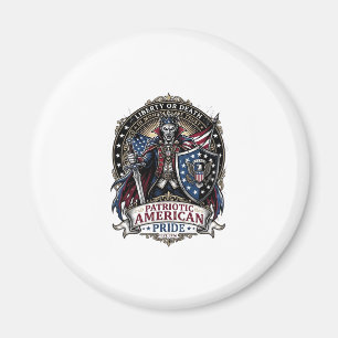 Patriotischer Vampir Liberty Lord Horror Monster P Magnet