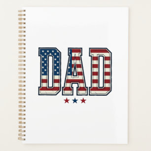 Patriotischer Vater Amerikanische Flagge Vintage V Planer