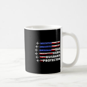 Patriotischer Vater Beschützer Vater US-Flagge Kaffeetasse