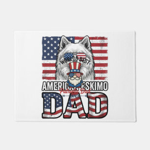 Patriotischer-Vater-Gnom-Vintage-Vector-Shirt-Desi Fußmatte