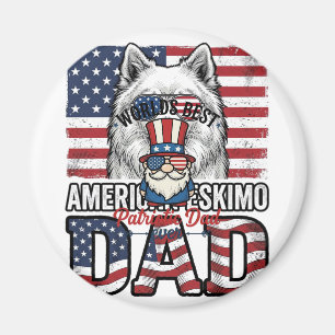 Patriotischer-Vater-Gnom-vintage-Vektor-Shirt-Desi Magnet