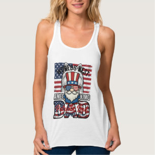 Patriotischer-Vater-Gnom-vintage-Vektor-Shirt-Desi Tank Top