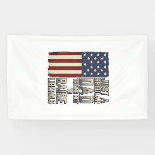 Patriotischer Vater Vintage-Flagge-Zitat-Shirt-Des Banner