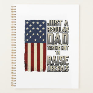 Patriotischer Vater Vintage-Flagge-Zitat-Shirt-Des Planer
