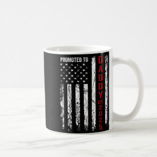 Patriotischer Vater zum Daddy befördert Est 2025 N Kaffeetasse