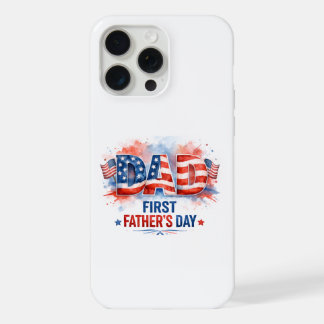 Patriotischer Vatertag iPhone 15 Pro Max Hülle