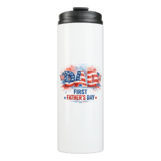 Patriotischer Vatertag Thermosbecher