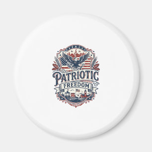 Patriotischer Vektorgrafik Stolz aus dem Mittleren Magnet