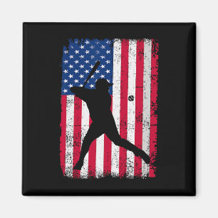 Patriotischer Verkauf 4. Juli Männer USA Amerikani Magnet