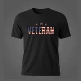 Patriotischer Veteran USA  T-Shirt
