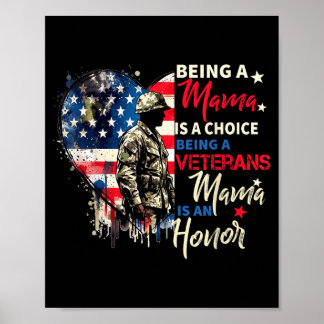 Patriotischer Veteranentag Als Mutter eines Vetera Poster