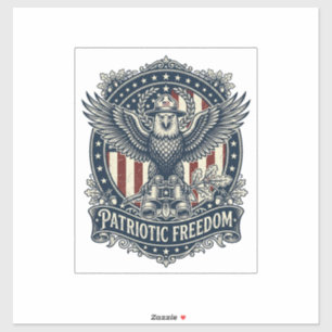 Patriotischer Vogelbeobachter Vektorgrafik T-Shirt Aufkleber