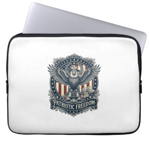 Patriotischer Vogelbeobachter Vektorgrafik T-Shirt Laptopschutzhülle