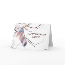 Patriotischer Weißkopfseeadler Alles Gute zum Gebu