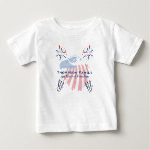 Patriotischer Weißkopfseeadler Amerika 250. 4. Jul Baby T-shirt