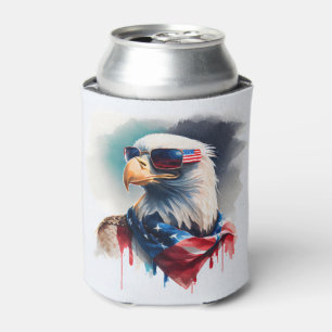 Patriotischer Weißkopfseeadler zum 4. Juli Dosenkühler