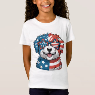 Patriotischer Welpe T-Shirt