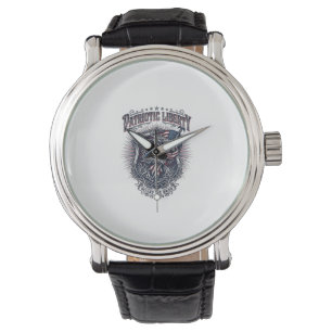 Patriotischer Werwolf Patriot Horror Monster Patri Armbanduhr