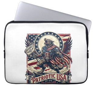 Patriotischer Werwolf Patriot Horror Monster Patri Laptopschutzhülle