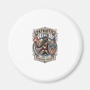 Patriotischer Werwolf Patriot Horror Monster Patri Magnet