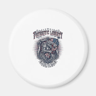 Patriotischer Werwolf Patriot Horror Monster Patri Magnet