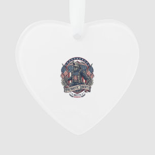 Patriotischer Werwolf Patriot Horror Monster Patri Ornament