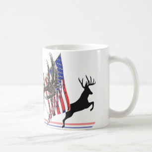 Patriotischer Whitetaildollar Kaffeetasse
