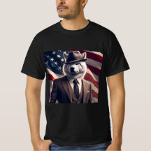 Patriotischer Wolf