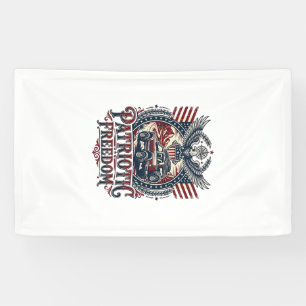 Patriotischer Wüstenstraßen-Entdecker Banner