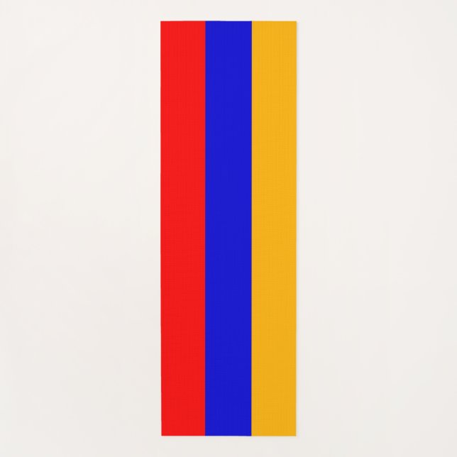 Patriotischer Yoga Mats mit der Flagge Armeniens Yogamatte (Vorderseite)