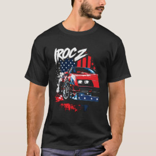 Patriotischer Z28 1985 IROC Z USA-Flagge Fourth of T-Shirt