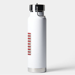Patriotischer Zahnarzt Zahn Flagge Trinkflasche